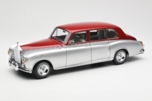 Rolls-Royce Phantom VI Srebrno Czerwony Kyosho 1:18 08905SR Metal