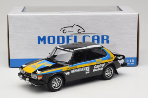 Saab 99 EMS #4 S. Blomqvist / H. Sylvan Rally Sweden Winner 1977 MCG 1:18 MCG18826R Metal — zdjęcie 6 z 6
