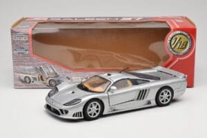 Saleen S7 Srebrny Motormax 1:18 73117 Metal — zdjęcie 8 z 8