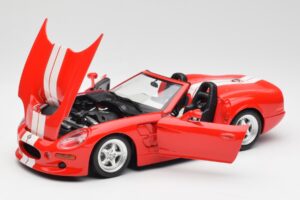 Shelby Series 1 Kabriolet Czerwony Bburago 1:18 3353 Metal — zdjęcie 2 z 8