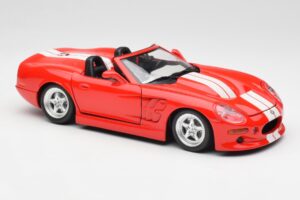 Shelby Series 1 Kabriolet Czerwony Bburago 1:18 3353 Metal — zdjęcie 6 z 8