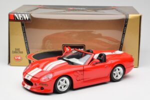 Shelby Series 1 Kabriolet Czerwony Bburago 1:18 3353 Metal — zdjęcie 8 z 8