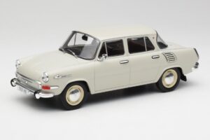 Skoda 1000 MB Szary & Biały MCG 1:18 MCG18275 Metal