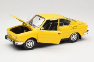 Skoda 110R Coupe Żółty Abrex 1:18 118ABS-707GK Metal — zdjęcie 2 z 8