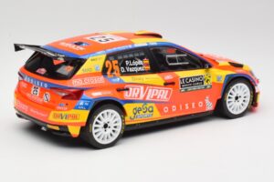 Skoda Fabia Rally2 #25 P. Lopez Rally Monte Carlo 2024 IXO 1:18 18RMC199 Metal — zdjęcie 2 z 6