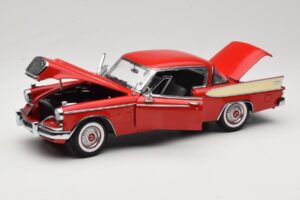 Studebaker Golden Hawk Apache Red Motor City 1:18 80009 Metal — zdjęcie 2 z 8