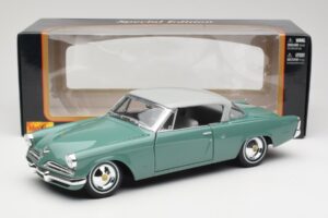 Studebaker Starliner Seafoam Zielony & Shasta Biały Maisto 1:18 31651 Metal — zdjęcie 8 z 8