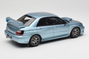 Subaru Impreza WRX STi WR1 GD P. Solberg Edition Ice Blue Metallic Otto 1:18 OT1114 Żywica — zdjęcie 2 z 6