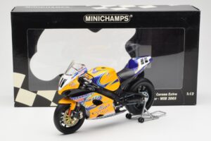 Suzuki GSX-R 1000 Team Alstare Corona Extra T. Corser WSB 2005 Minichamps 1:12 122052211 Metal — zdjęcie 6 z 6
