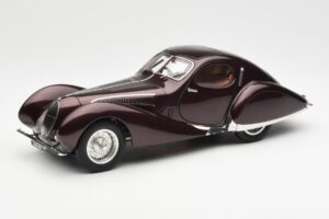 Talbot-Lago T150 C-SS Figoni & Falaschi Teardrop Ciemny Bordowy Metaliczny CMC 1:18 M-179 Metal