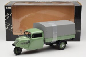 Tempo Dreirad Canvas Zielony Minichamps 1:18 180099020 Metal — zdjęcie 8 z 8