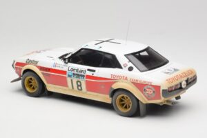 Toyota Celica 2000 GT RA21 #18 J-L. Therier RAC Rally 1977 IXO 1:18 18RMC189C Metal — zdjęcie 5 z 6