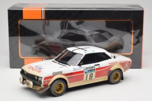 Toyota Celica 2000 GT RA21 #18 J-L. Therier RAC Rally 1977 IXO 1:18 18RMC189C Metal — zdjęcie 6 z 6
