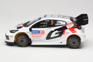 Toyota GR Yaris Rally1 #5 Toyota Gazoo Racing WRT S. Pajari / E. Malkonen Rally Finland 2024 IXO 1:18 18RMC217 Metal — zdjęcie 3 z 6