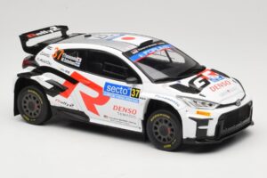 Toyota GR Yaris Rally2 #37 Y. Yamamoto Rally Finland 2024 IXO 1:18 18RMC212A Metal — zdjęcie 4 z 6