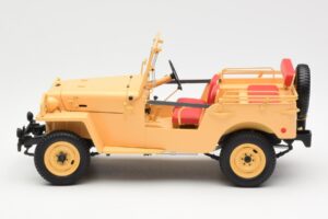 Toyota Land Cruiser BJ Beżowy Kyosho 1:18 08959BE Metal — zdjęcie 4 z 8