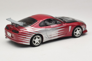 Toyota Supra A80 Fast & Furious Fioletowy Srebrny ERTL 1:18 33708 Metal — zdjęcie 2 z 6