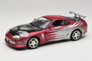 Toyota Supra A80 Fast & Furious Fioletowy Srebrny ERTL 1:18 33708 Metal