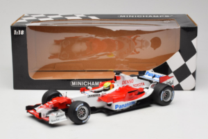 Toyota TF105 #17 R. Schumacher Panasonic Toyota Racing 2005 Minichamps 1:18 100050017 Metal — zdjęcie 7 z 7