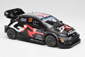 Toyota Yaris Rally1 WRC #33 E. Evans / S. Martin Rally Monte Carlo Night Version 2024 IXO 1:18 18RMC197 Metal — zdjęcie 4 z 6
