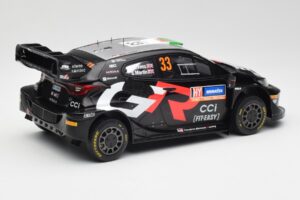 Toyota Yaris Rally1 WRC #33 E. Evans / S. Martin Rally Sweden 2024 IXO 1:18 18RMC200 Metal — zdjęcie 2 z 6