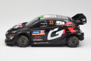 Toyota Yaris Rally1 WRC #33 E. Evans / S. Martin Rally Sweden 2024 IXO 1:18 18RMC200 Metal — zdjęcie 3 z 6