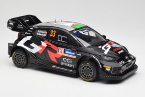 Toyota Yaris Rally1 WRC #33 E. Evans / S. Martin Rally Sweden 2024 IXO 1:18 18RMC200 Metal — zdjęcie 4 z 6