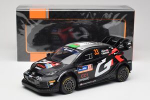 Toyota Yaris Rally1 WRC #33 E. Evans / S. Martin Rally Sweden 2024 IXO 1:18 18RMC200 Metal — zdjęcie 6 z 6
