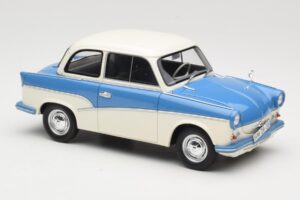 Trabant P50 Jasnoniebieski Kremowy BoS Models 1:18 BOS035 Żywica — zdjęcie 4 z 6