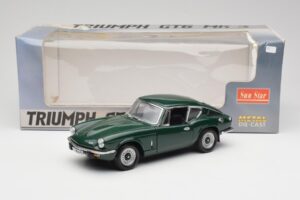 Triumph GT6 Mk3 Zielony Sun Star 1:18 1055 Metal — zdjęcie 8 z 8