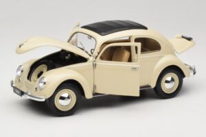 Volkswagen Beetle Type 1 Classic Biały Welly 1:18 18040W Metal — zdjęcie 2 z 8