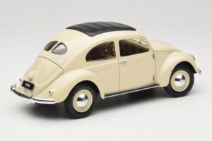 Volkswagen Beetle Type 1 Classic Biały Welly 1:18 18040W Metal — zdjęcie 3 z 8