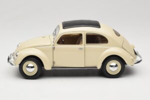 Volkswagen Beetle Type 1 Classic Biały Welly 1:18 18040W Metal — zdjęcie 4 z 8