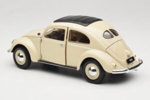 Volkswagen Beetle Type 1 Classic Biały Welly 1:18 18040W Metal — zdjęcie 7 z 8