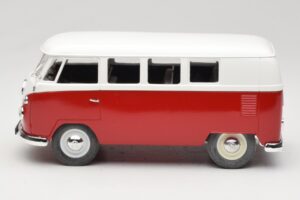 Volkswagen Combi T1 Czerwony & Biały Solido 1:18 8031 Metal — zdjęcie 4 z 8