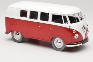 Volkswagen Combi T1 Czerwony & Biały Solido 1:18 8031 Metal — zdjęcie 6 z 8