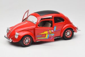 Volkswagen Beetle Czerwony Solido 1:18 8306 Metal — zdjęcie 2 z 8