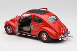 Volkswagen Beetle Czerwony Solido 1:18 8306 Metal — zdjęcie 5 z 8