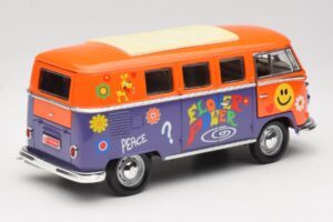 Volkswagen Microbus T1 Flower Power Road Signature 1:18 92329 Metal — zdjęcie 3 z 8