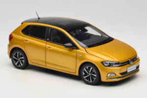 Volkswagen Polo Plus Żółty OEM 1:18 ZVY000009GEL Metal — zdjęcie 6 z 8