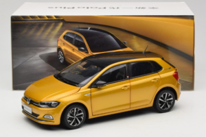 Volkswagen Polo Plus Żółty OEM 1:18 ZVY000009GEL Metal — zdjęcie 8 z 8