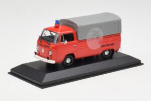 Volkswagen T2 Flatbed Straż Pożarna Dortmund Minichamps 1:43 400053290 Metal — zdjęcie 2 z 4