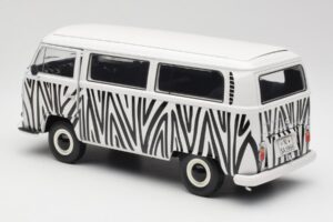 Volkswagen T2a Bus Safari Schuco 1:18 191 Metal — zdjęcie 7 z 8