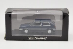Volkswagen Golf Mk2 Niebieski Egzemplarz Wystawienniczy Minichamps 1:43 GOLFHANDMUSTER Metal — zdjęcie 4 z 4