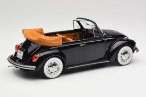 Volkswagen Beetle 1303 Kabriolet Czarny Norev 1:18 188533 Metal — zdjęcie 2 z 6