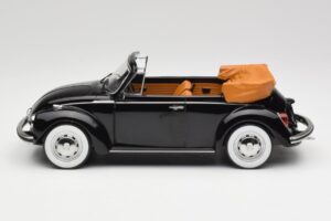 Volkswagen Beetle 1303 Kabriolet Czarny Norev 1:18 188533 Metal — zdjęcie 3 z 6