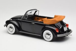 Volkswagen Beetle 1303 Kabriolet Czarny Norev 1:18 188533 Metal — zdjęcie 5 z 6