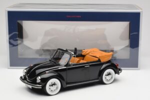 Volkswagen Beetle 1303 Kabriolet Czarny Norev 1:18 188533 Metal — zdjęcie 6 z 6