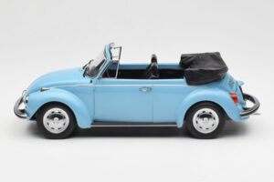 Volkswagen Beetle 1303 Kabriolet Jasny Niebieski Norev 1:18 188531 Metal — zdjęcie 3 z 6