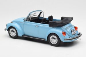 Volkswagen Beetle 1303 Kabriolet Jasny Niebieski Norev 1:18 188531 Metal — zdjęcie 5 z 6